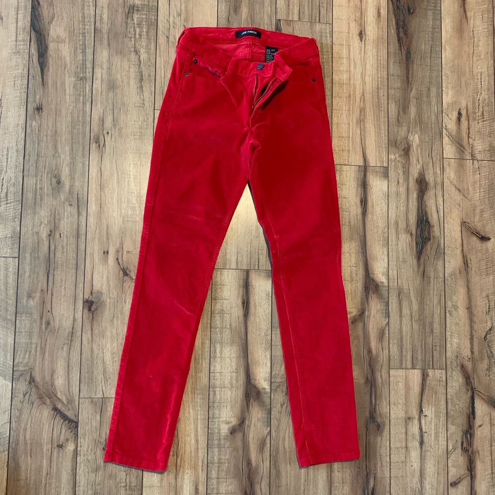 Joe Fresh Red Corduroy pants